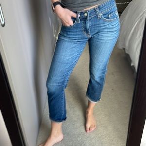 AG Ex-Boyfriend Crop Jean, Size 24